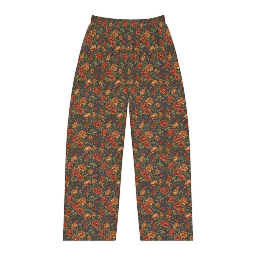 Floral Vintage Lounge Pants — Women’s Cozy Pajama Trousers