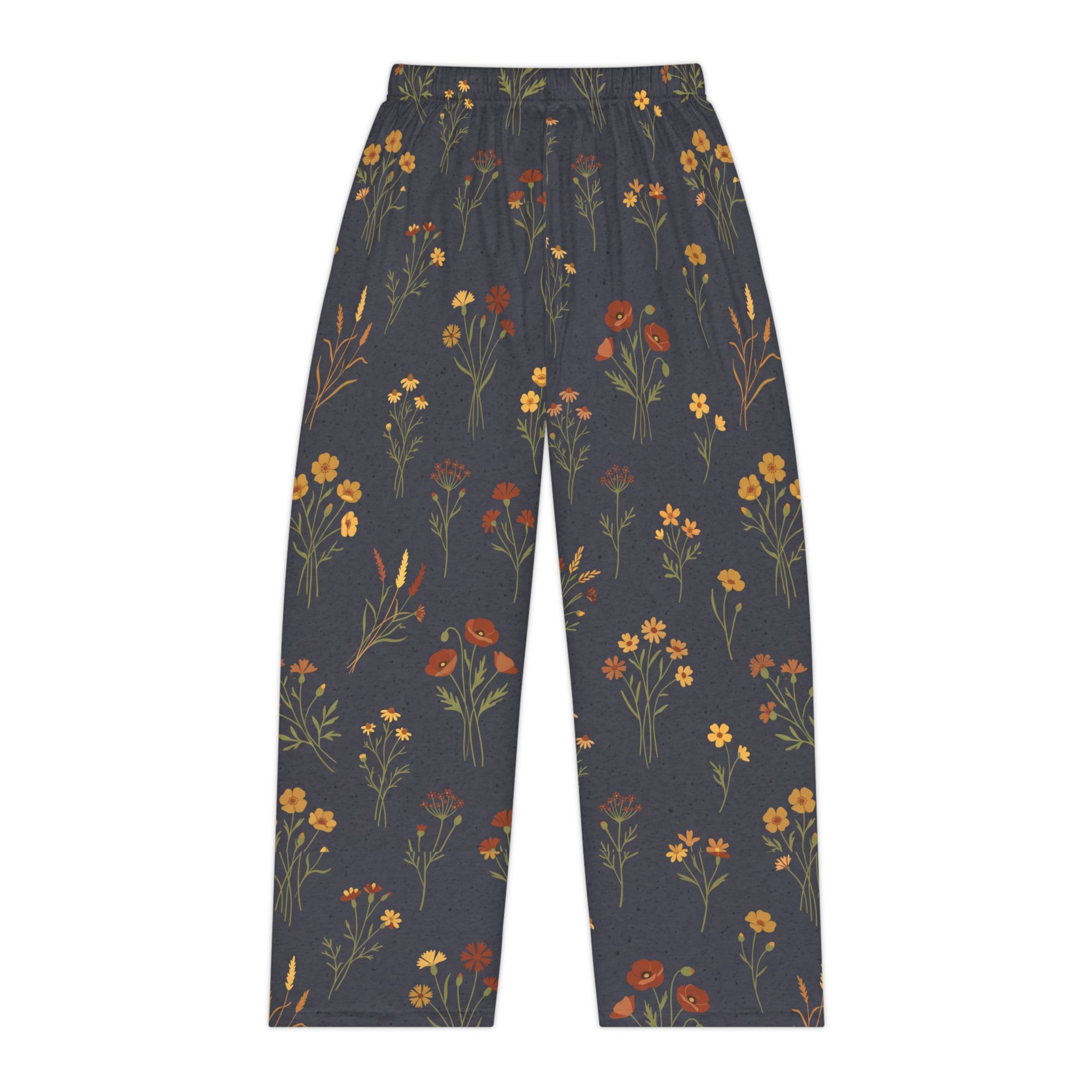 Floral loungewear laid out for a home office comfort routine
